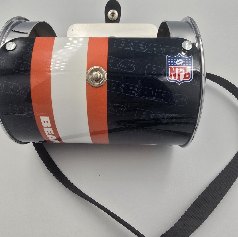 Chicago Bears Recycled Metal Bag-Little Earth Handbag/Crossbody Bag/Novelty Bag - Picture 7 of 8